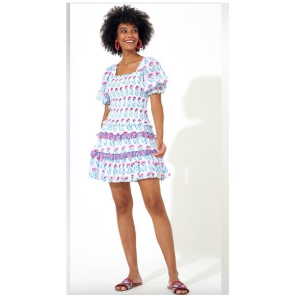Oliphant NWT Flirty Skirt Blue Poppy - Picture 1 of 5